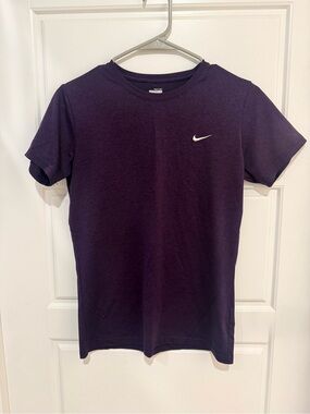 Nike Women’s Dark Purple Crewneck Workout Tee